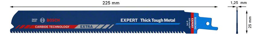 Bild Säbelsägeblatt EXPERT S 1155 CHC Bosch VE à 1 Stück Thick Tough Metal-2