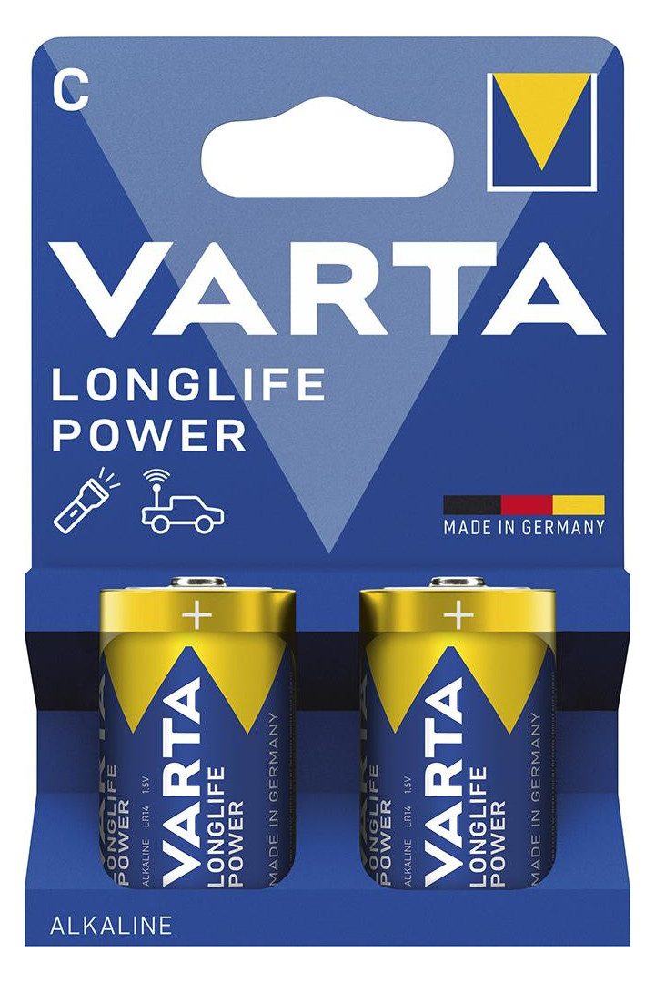Bild Batterie LONGLIFE Power Baby C/LR 14 2er Blister - VARTA-0