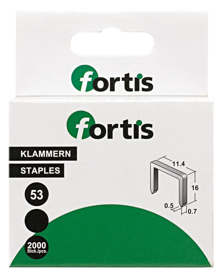 Bild Feindrahtklammer 12mm a2000Stk. FORTIS-0