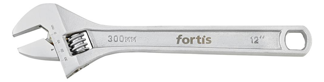 Bild Rollgabelschlüssel 12"" 300mm verchromt FORTIS-0
