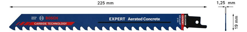 Bild Säbelsägeblatt EXPERT S 1141 HM Bosch VE à 10 Stück Aerated Concrete-2