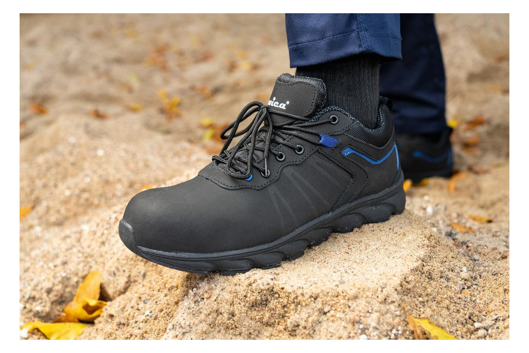 Bild Halbschuh VEZZO Schwarz, Blau, S3 SRC Gr .47 WICA-4