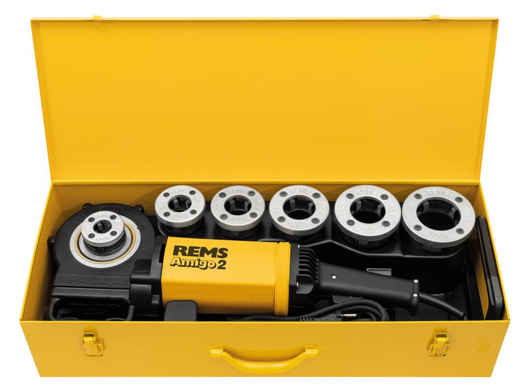 Bild elektr. Gew.schneidkluppe REMS Amigo 2 S et R 1/2-2-0
