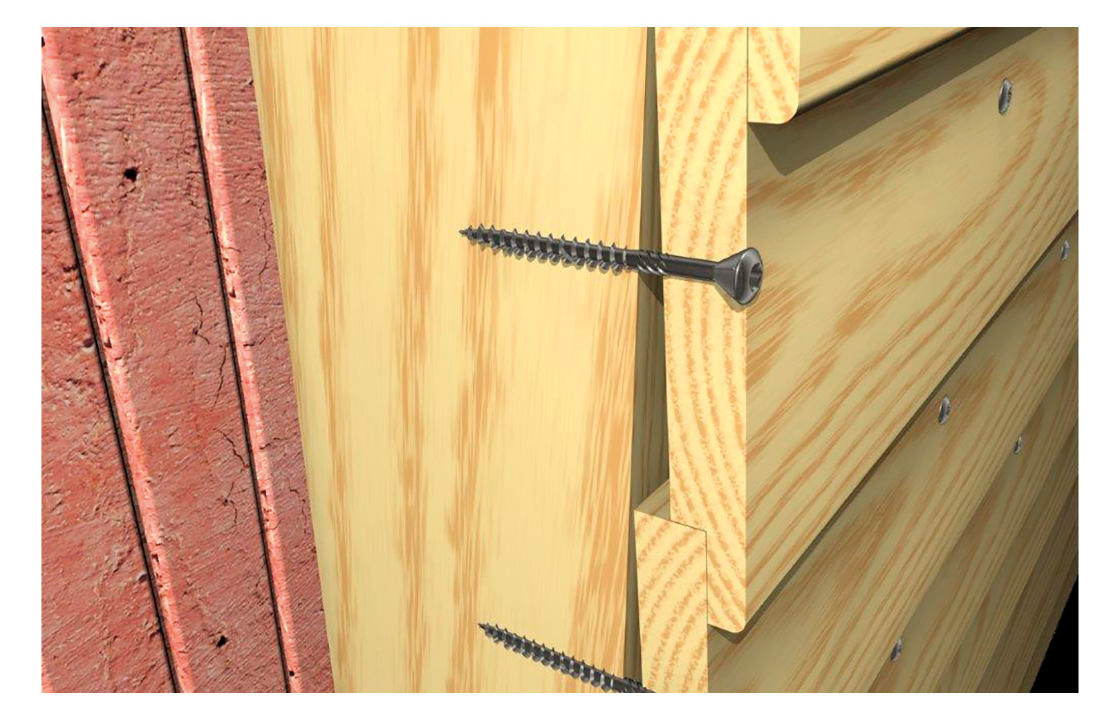 Bild Holzfassadens.FFSII- RT6 4,5x40A2 fische r - fischer-2