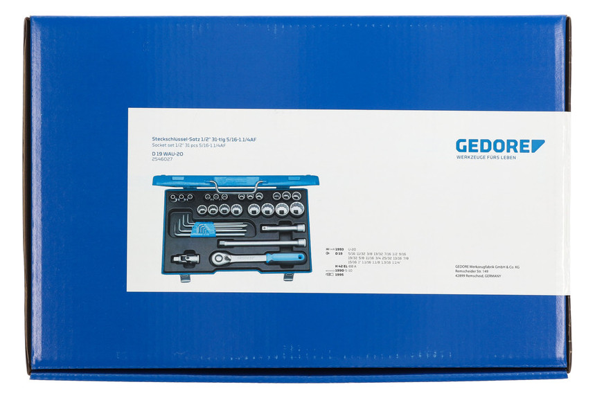 Bild Steckschlüssel-Garnitur 1/2"" D19WAU-20 31-teilig Gedore-5