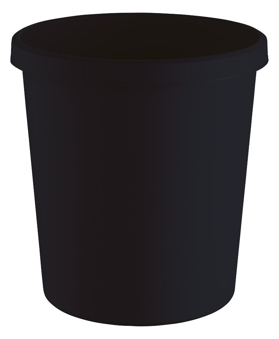 Bild Papierkorb 18 l schwarz 331mm recycling K-Stoff - helit-0