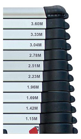Bild Teleskopleiter maximal 380cm DIN EN 131-6 FORUM-3