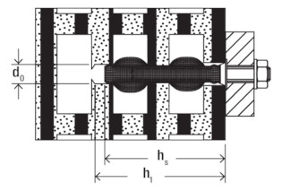 Injek.Ankerhülse FIS H 16 x 85 N Kunsstoff,Bohrlochtiefe:95mm - fischer - 3