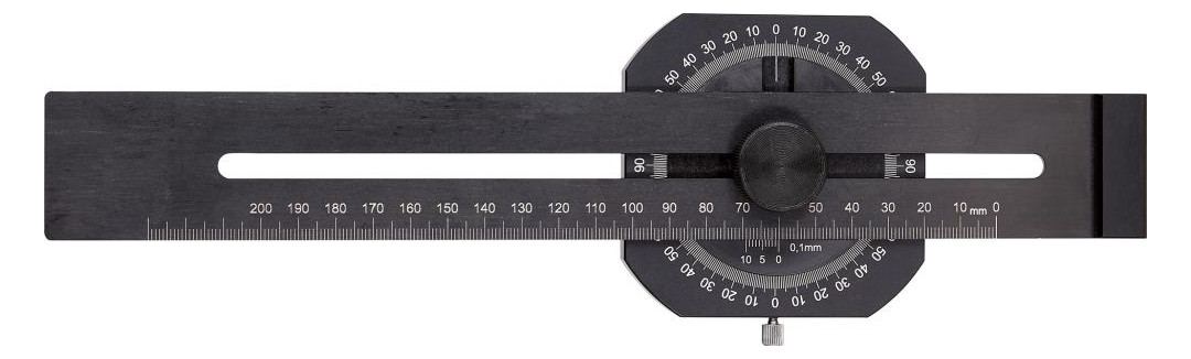 Bild Streichmaß mit Gradmesser 200mm FORTIS-0