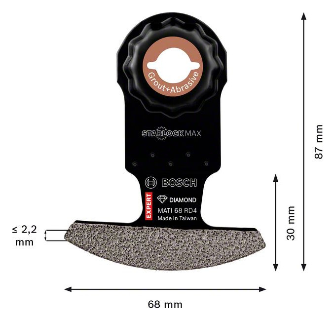Bild Dia-Segm.sägeblatt EXPERT MATI 68 RD4 Bo sch VE à 1 Stück StarlockMax - BOSCH-3