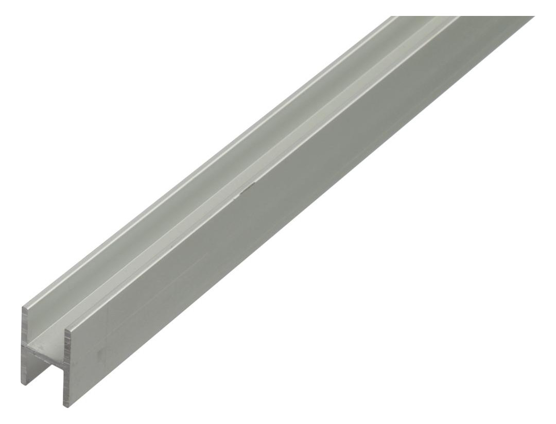 Bild ALU-H-PROFIL SILB eloxiert 1000x9,1x12x1,3m m GAH Alberts-0