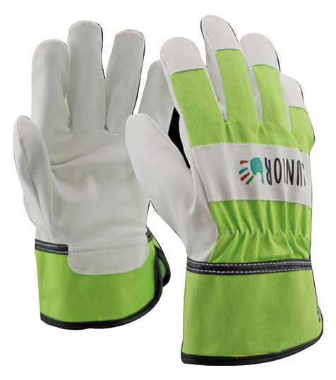 Bild Kinderhandschuh PU / Baumwolle blau 8-10 Jahre - OX-ON-2