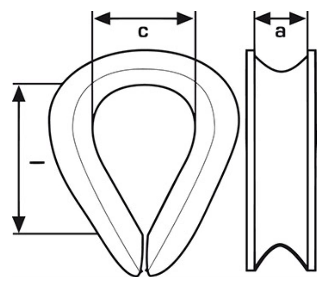 Bild Kauschen verzinkt NG 3.5/ RW 4 mm / Form B-2