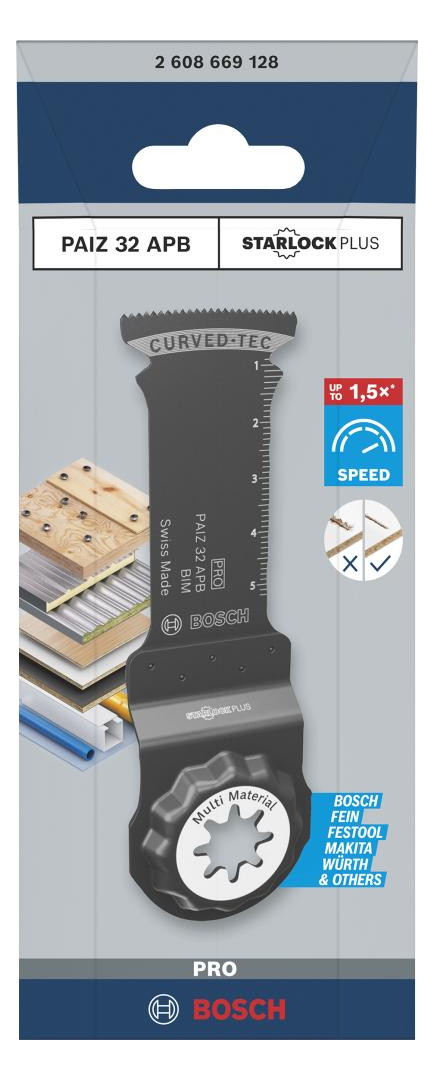 Bild Tauchsägeblatt BiM 32x60mm, PAIZ 32 APB StarlockPlus 1-tlg. BOSCH-1