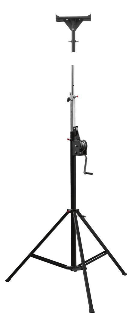 Bild Stativ max. 4,30m für Iluminator Farbe: schwarz Tragfähigkeit: max 50 kg - LENA LIGHTING-0