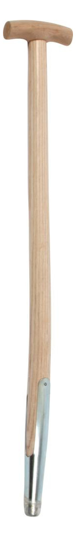 Bild Spatengabelstiel Esche 850/36 mm mit Schie nenzwinge/Kappe - floraworld-0