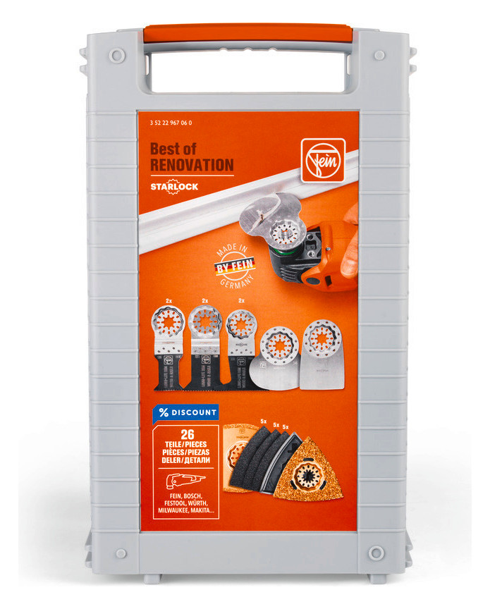 Bild Multimaster Zubehör-Set Best of Renovation Fein 26-teilig Starlock-2