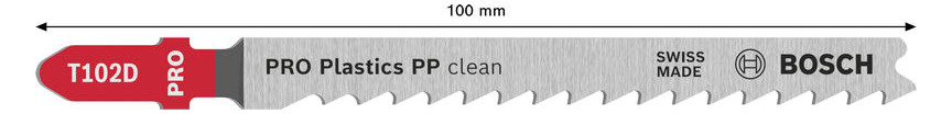 Bild Stichsägeblatt T 102 D Bosch VE à 5 Stück Clean for PP-3