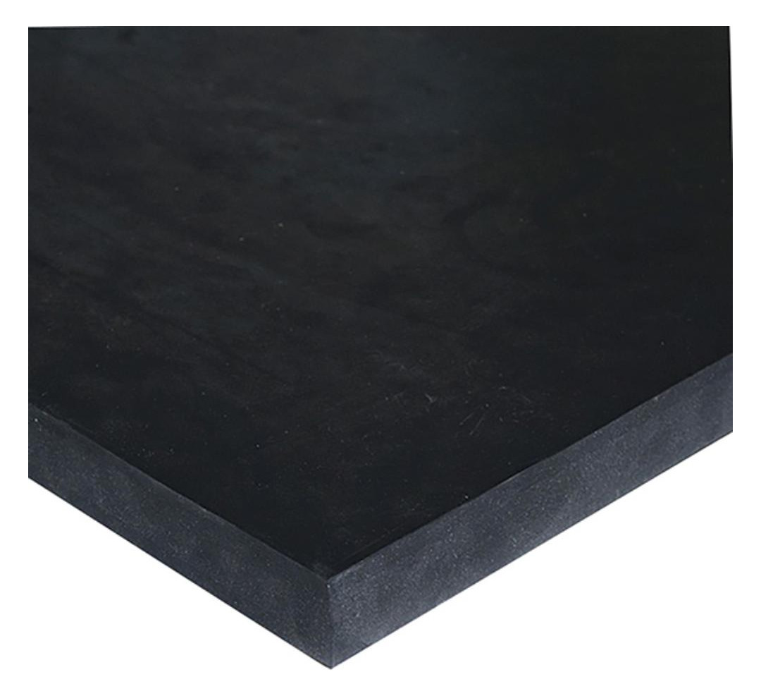 Bild Zellkautschukplatte EPDM, schwarz 2mm - 1000x1000mm - Neutral-0