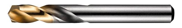 Bild Kurzbohrer HSS DIN1897N 3,0mm 135G Typ N 2,5xD A0223.0 TiN Tip Dormer - DORMER PRAMET-0