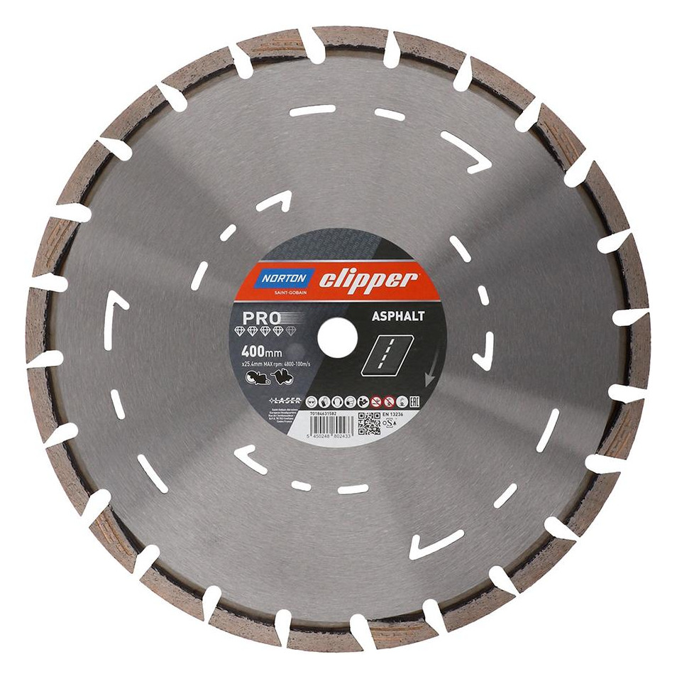 Bild Diamantscheibe Pro Asphalt II Ø400x25,4m m - Norton-0