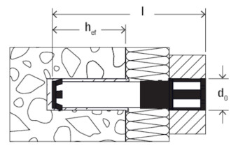 Bild Wetterschalen-Anker FWS II-A 230 Edelstahl,A4,Bohrkrone:40-41mm - fischer-3