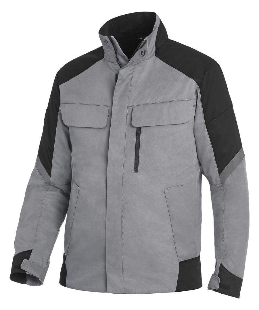 Bild Jacke Frank, Softshell, Gr. L, grau/schw arz FHB-0