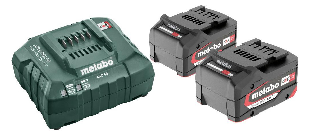 Bild Basis Set für Pick u Mixx 2 x 4,0 Ah Meta bo - metabo-0