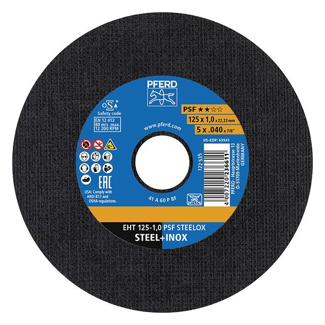 Bild Trennscheibe gekröpft A46RSG-INOX 115x2,4mm PFERD-1