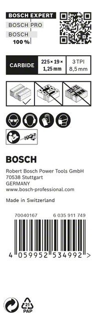 Bild Säbelsägeblatt EXPERT S 1141 HM Bosch VE à 10 Stück Aerated Concrete-3
