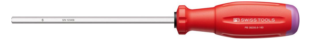 Bild Schraubendreher Innensechskant 6x160mm S wissGrip EVO PB Swiss-0