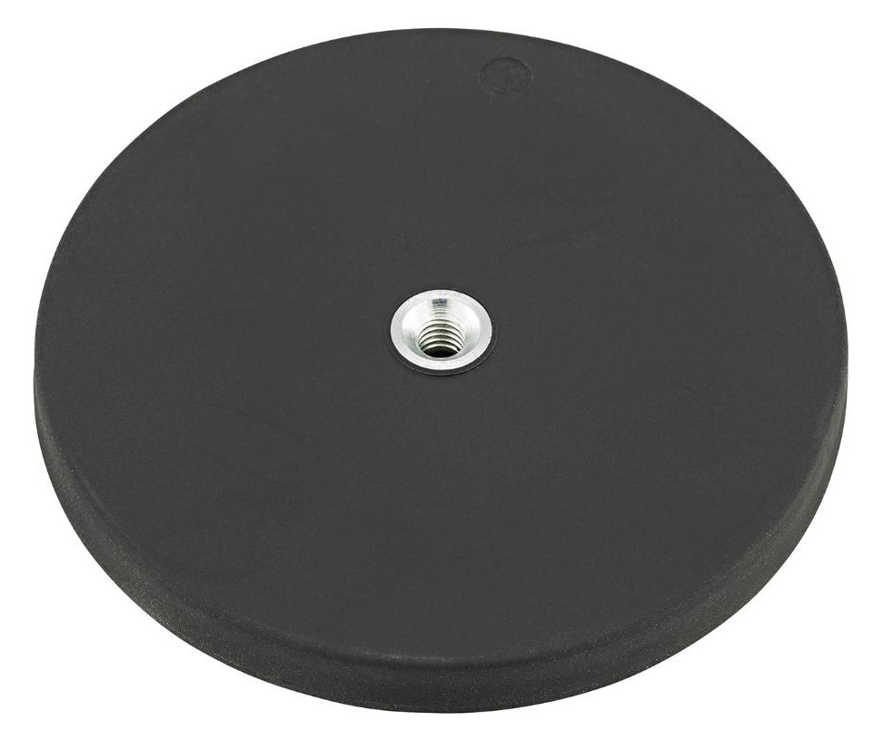 Bild Flachgr.Magnet Gummi 88mm mit Stift M8 Bel oh - Neutral-0