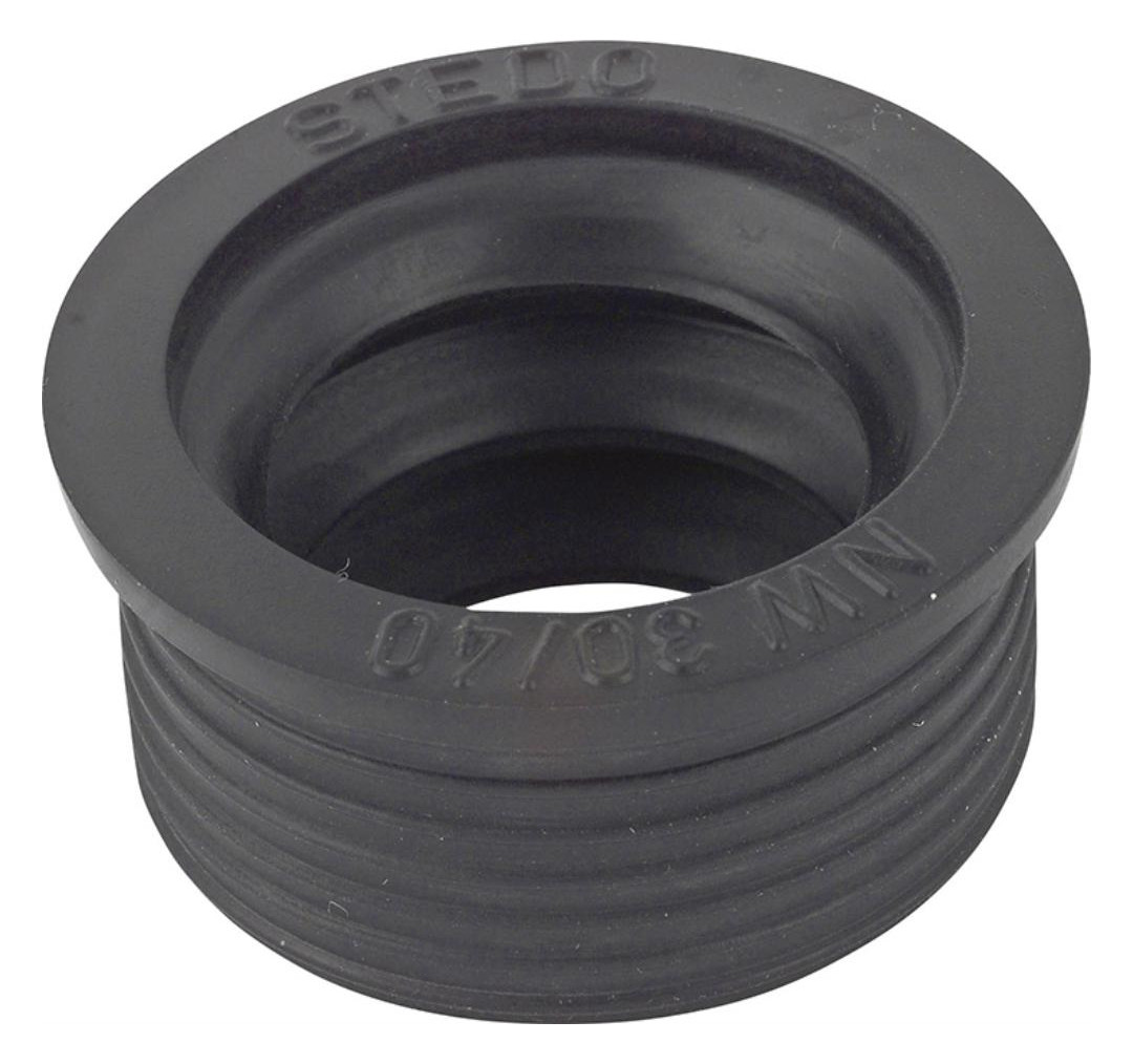 Bild Ablaufverbinder kurz, 40 mm x 30 mm, für Siphonabgang - KIRCHHOFF-0