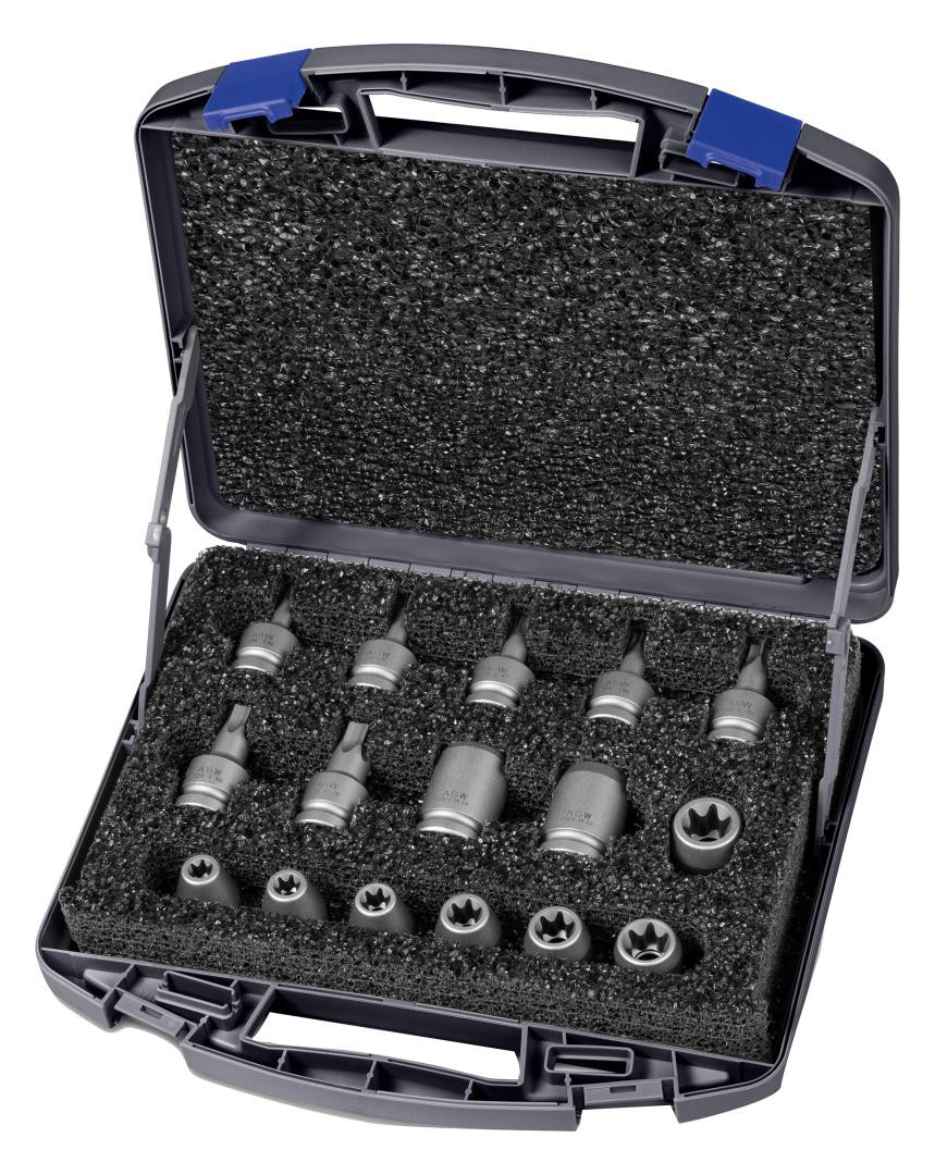 Bild Kraft- Steckschlüssel-Satz Torx 1/2"" 16 -teilig ASW-0
