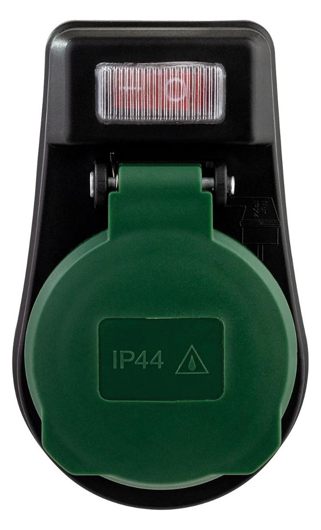 Bild Adapter IP44 mit Schalter schwarz/grün R EV - REV-0