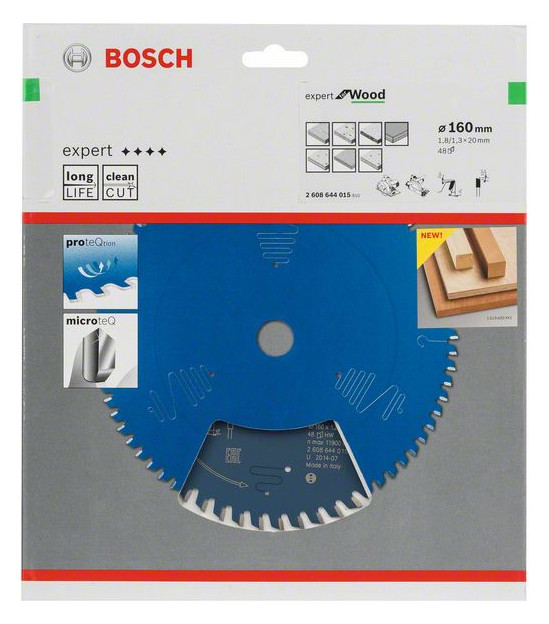 Bild Kreissägeblatt 160 x 20 x 1,8 mm 48 Expe rt for Wood BOSCH-1