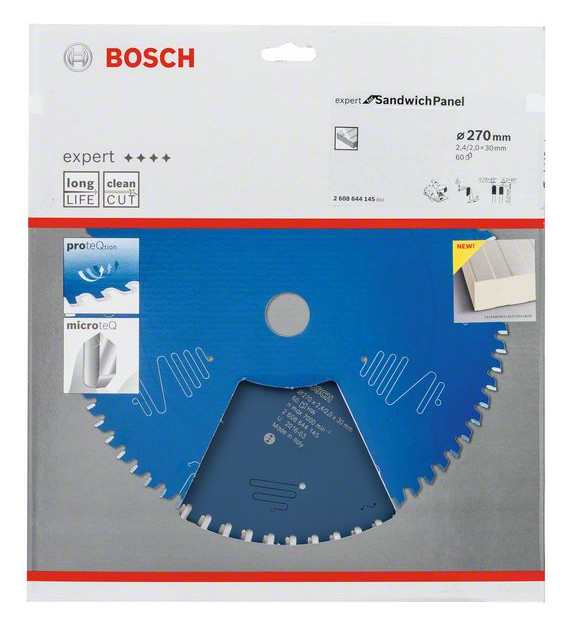 Bild HM-Kreissägeblatt 270x2,4/2x30 60Z Bosch VE à 1 Stück Expert for Sandwich Panel-1