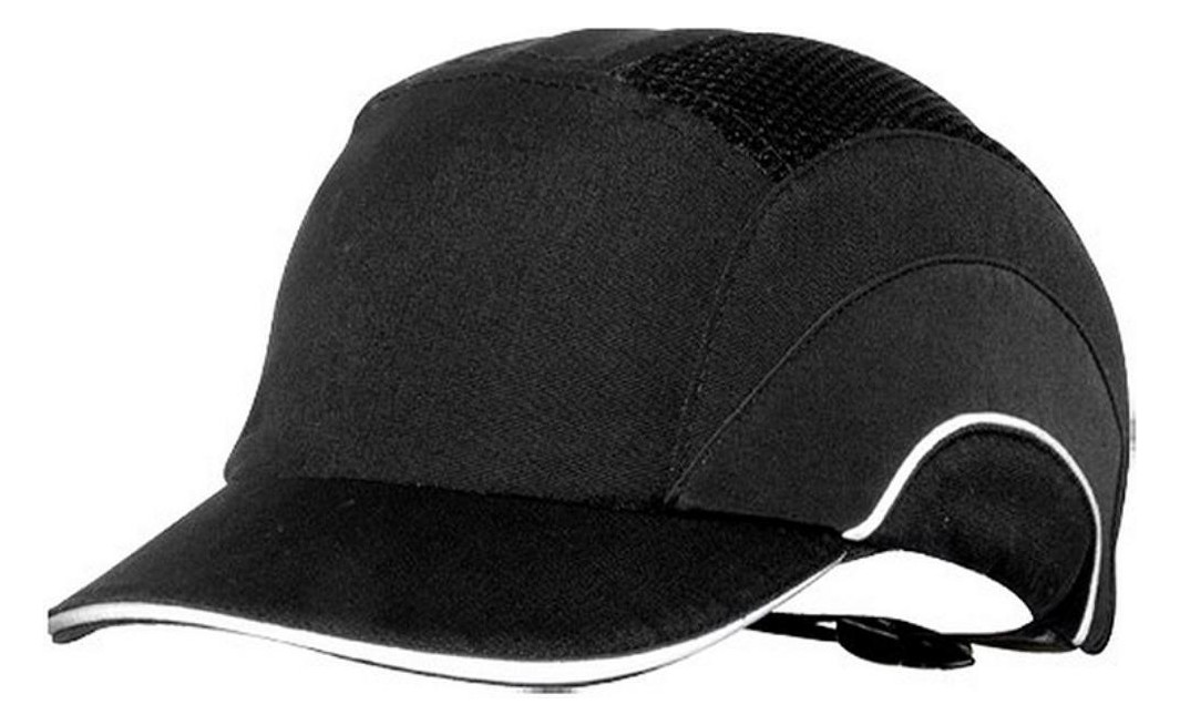 Bild Anstoßkappe, 7cm Schirm, schwarz - JSP-0