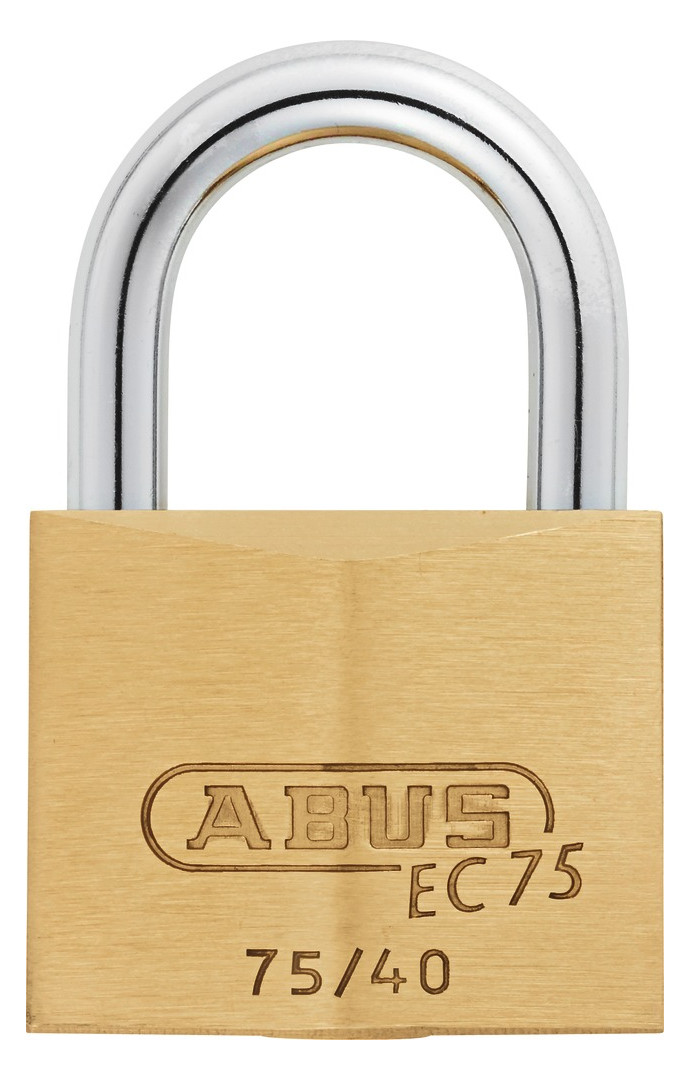 Bild AV - Vorhangschloss 75/40, Messing massiv - ABUS-8