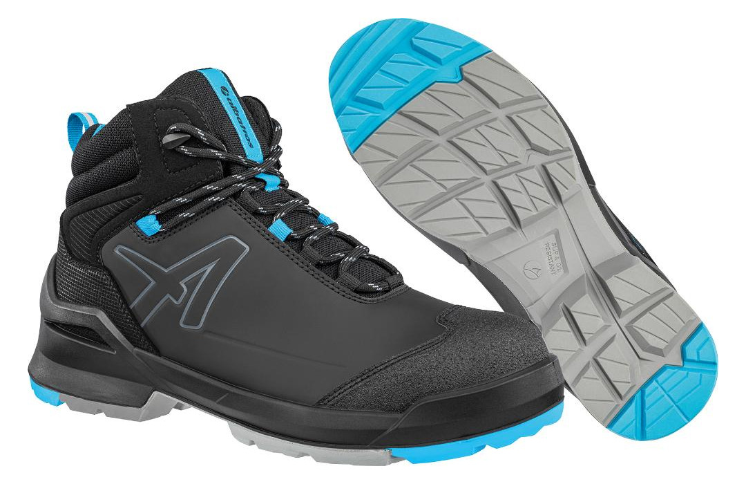 Bild Schnürstiefel TARAVAL BLACK/BLUE MID, ES D FO SR S3L, Gr. 46 - albatros-0