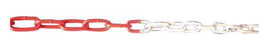 Bild Absperrkette rot / weiß, Kunststoff 6 mm, VE 25m - Schake-0