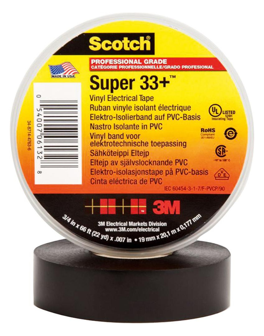 Bild Isolierband Super 33+ 19mmx20m schwarz 3 M - 3M-0