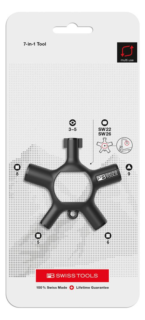 Bild Schaltschrankschlüssel 7 in 1 Tool PB Sw iss Tools-2