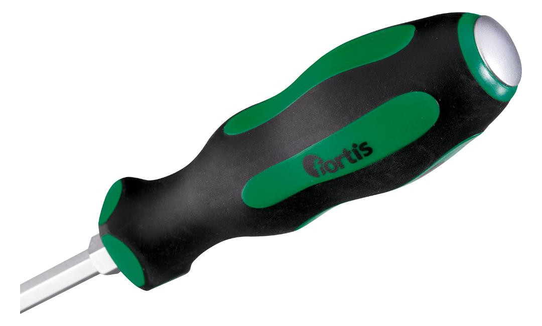 Bild Schraubendreher 6-kant Schlitz 6,5x1,2x1 25mm Schlagkappe FORTIS-1