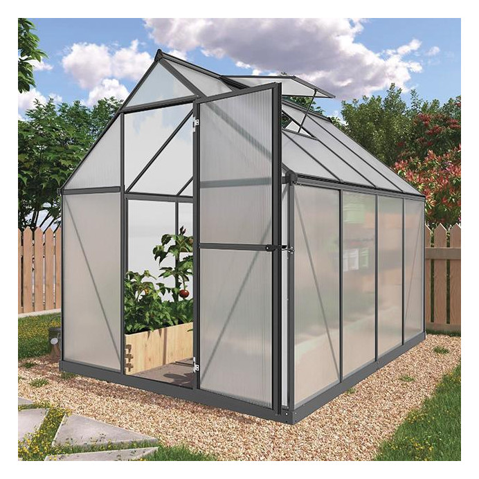 Bild Gewächshaus Comfort 4,4 m² 182x241x208cm (BxTxH) - floraworld-0