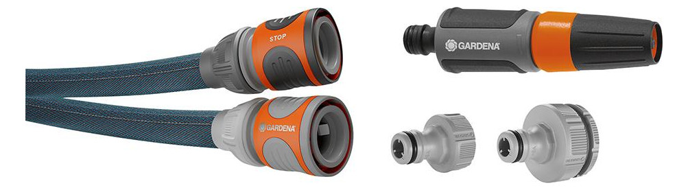 Bild Textilschlauch iano Xtreme Dispay 1/2"" 10m Set + TapFix - Gardena-0