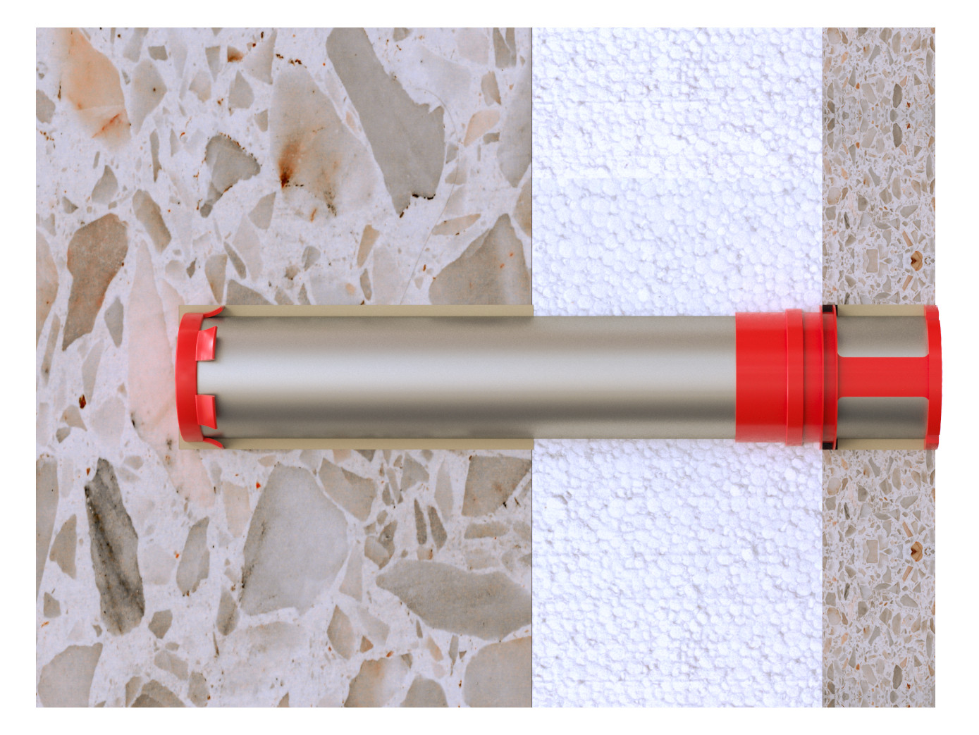Bild Wetterschalen-Anker FWS II-A 230 Edelstahl,A4,Bohrkrone:40-41mm - fischer-1
