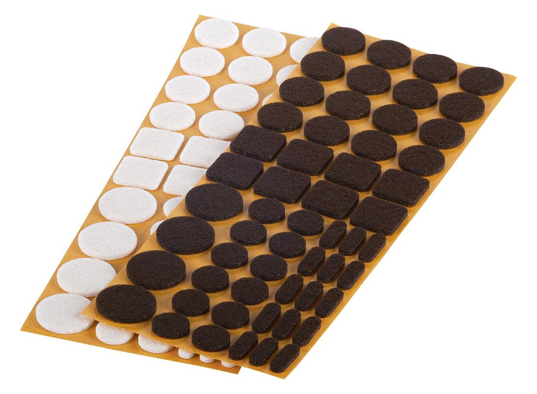 Bild Filzgleiter Set 110-teili g,selbstkl,w,b r Inhalt: 110 - suki-0