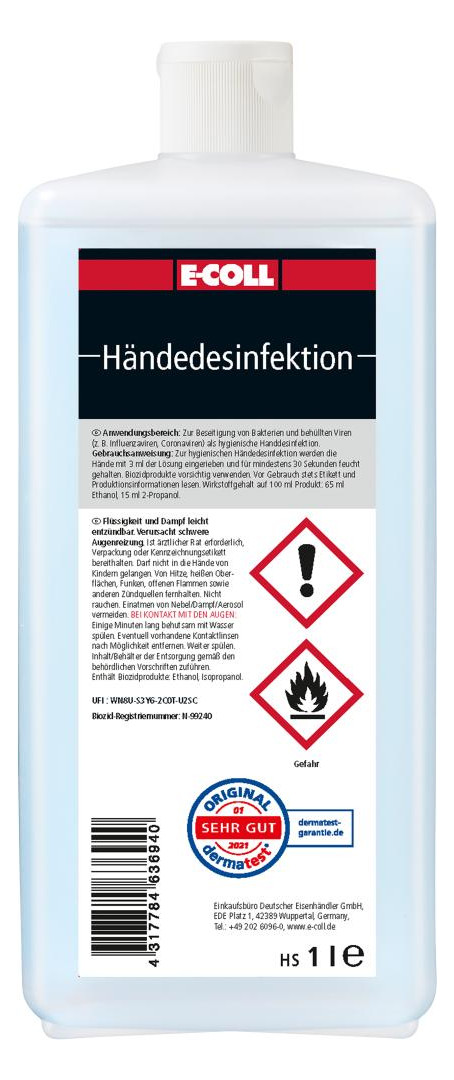 Bild Händedesinfektion 1L E-COLL-0
