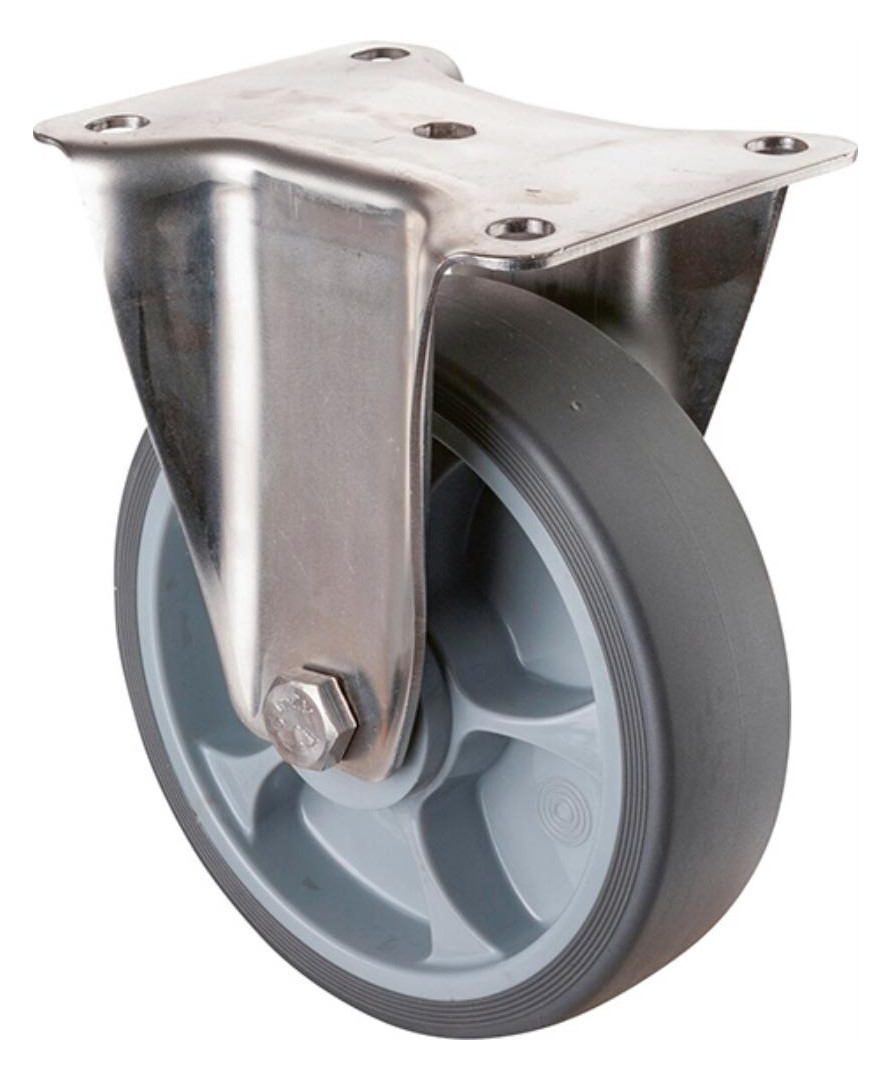 Bild Bockrolle 150mm, Platte,H110.B43.160 - BS ROLLEN-0